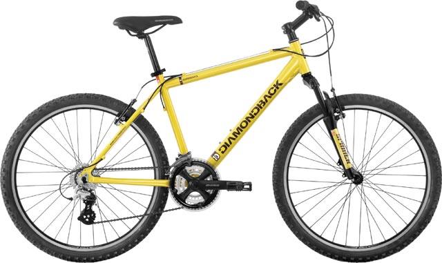 diamondback yellow mountain bike