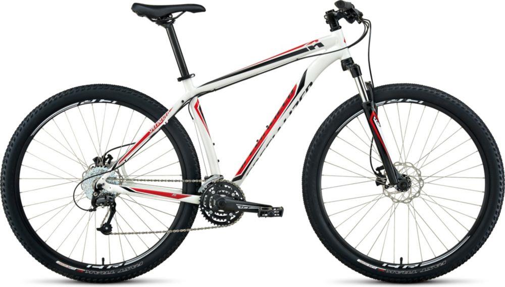 specialized hardrock white and red