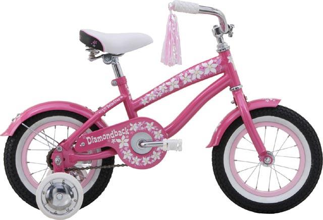 diamondback bicycles youth girls mini della cruz complete cruiser bike